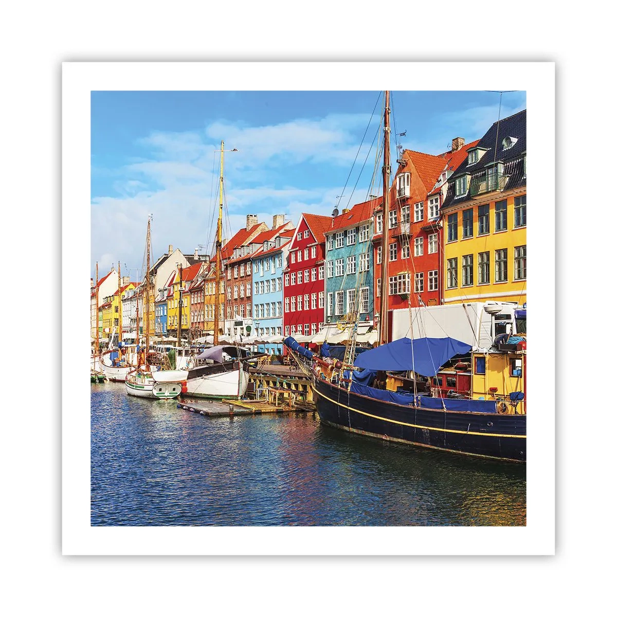 Poster - Riva gioiosa - 60x60 cm