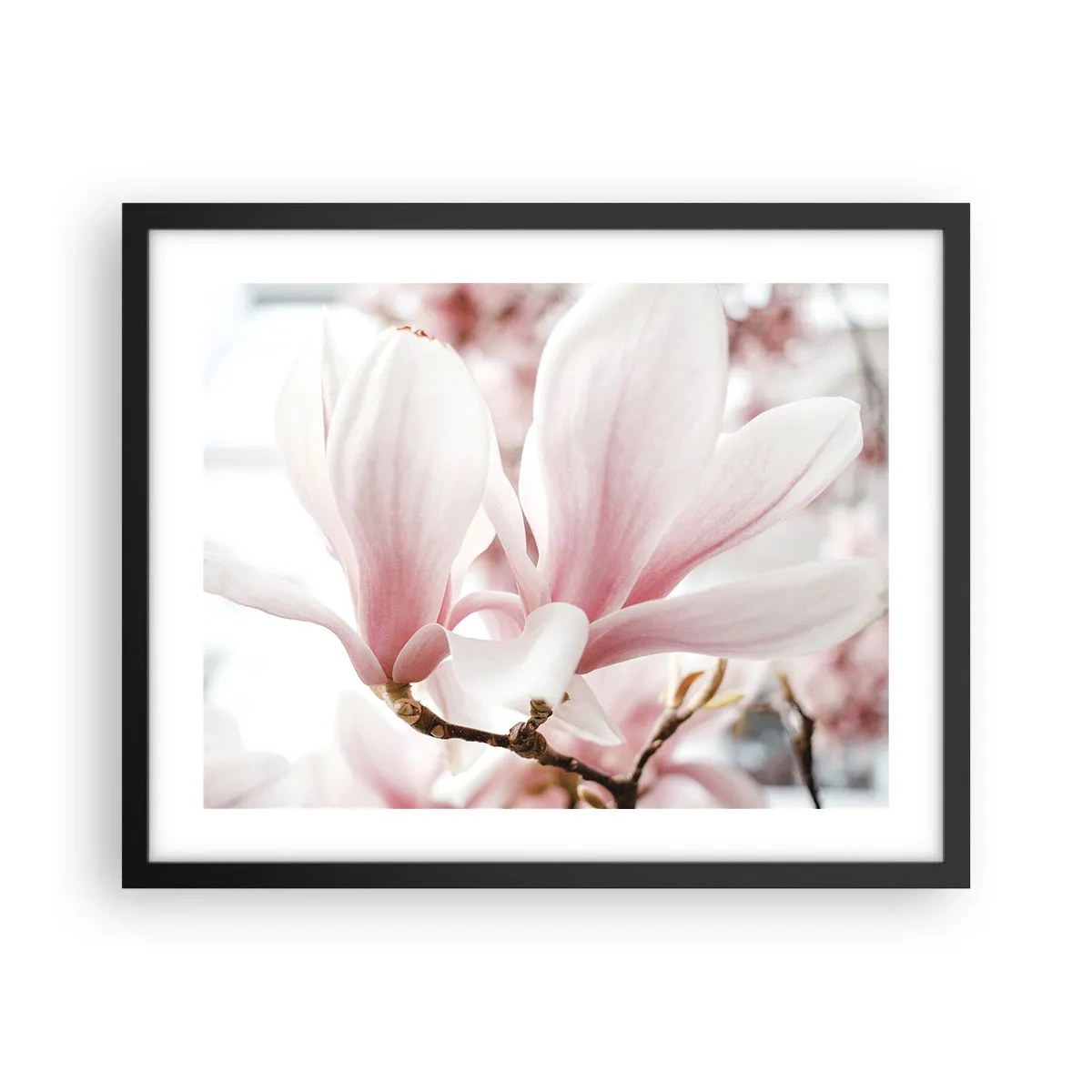 Poster in cornice nera - Tenerezza senza fine - 50x40 cm