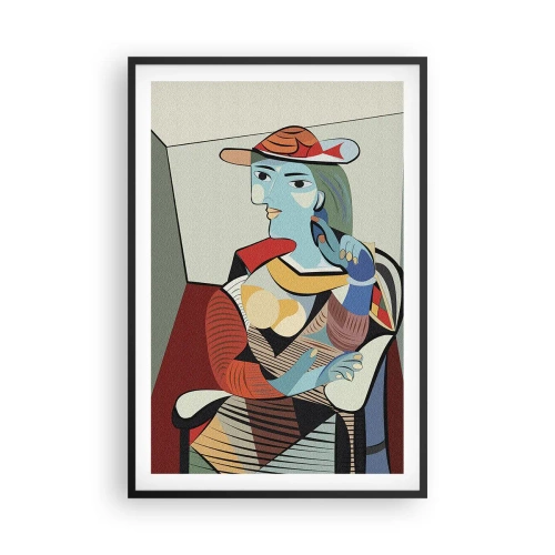 Poster in cornice nera - Con gli occhi di Picasso - 61x91 cm