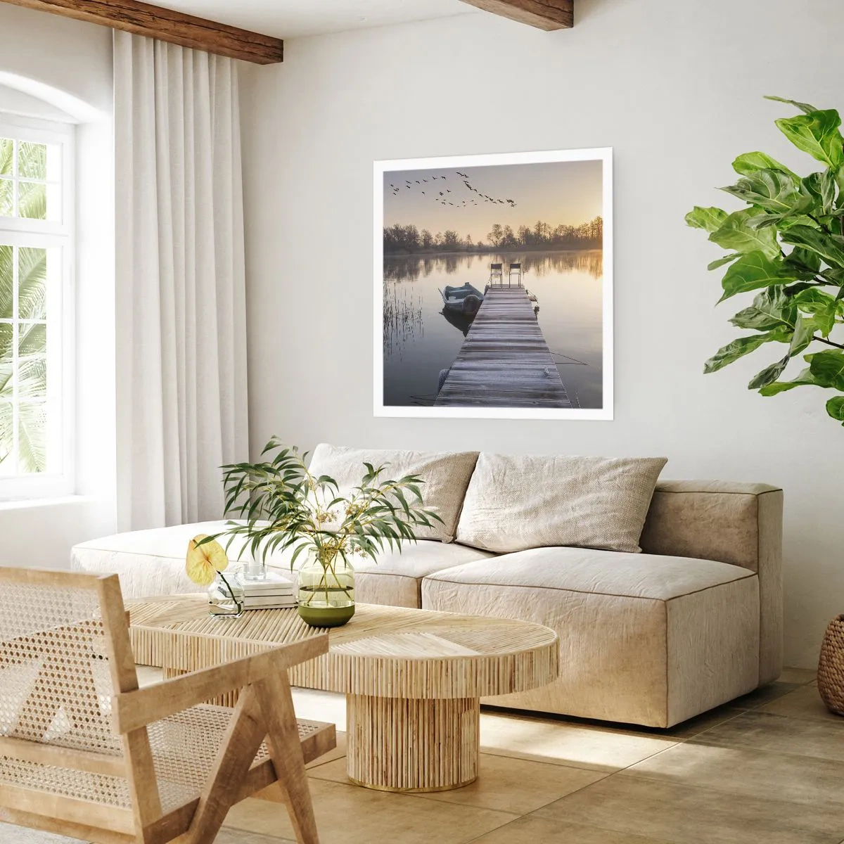 Poster - Tornerò un giorno - 60x60 cm