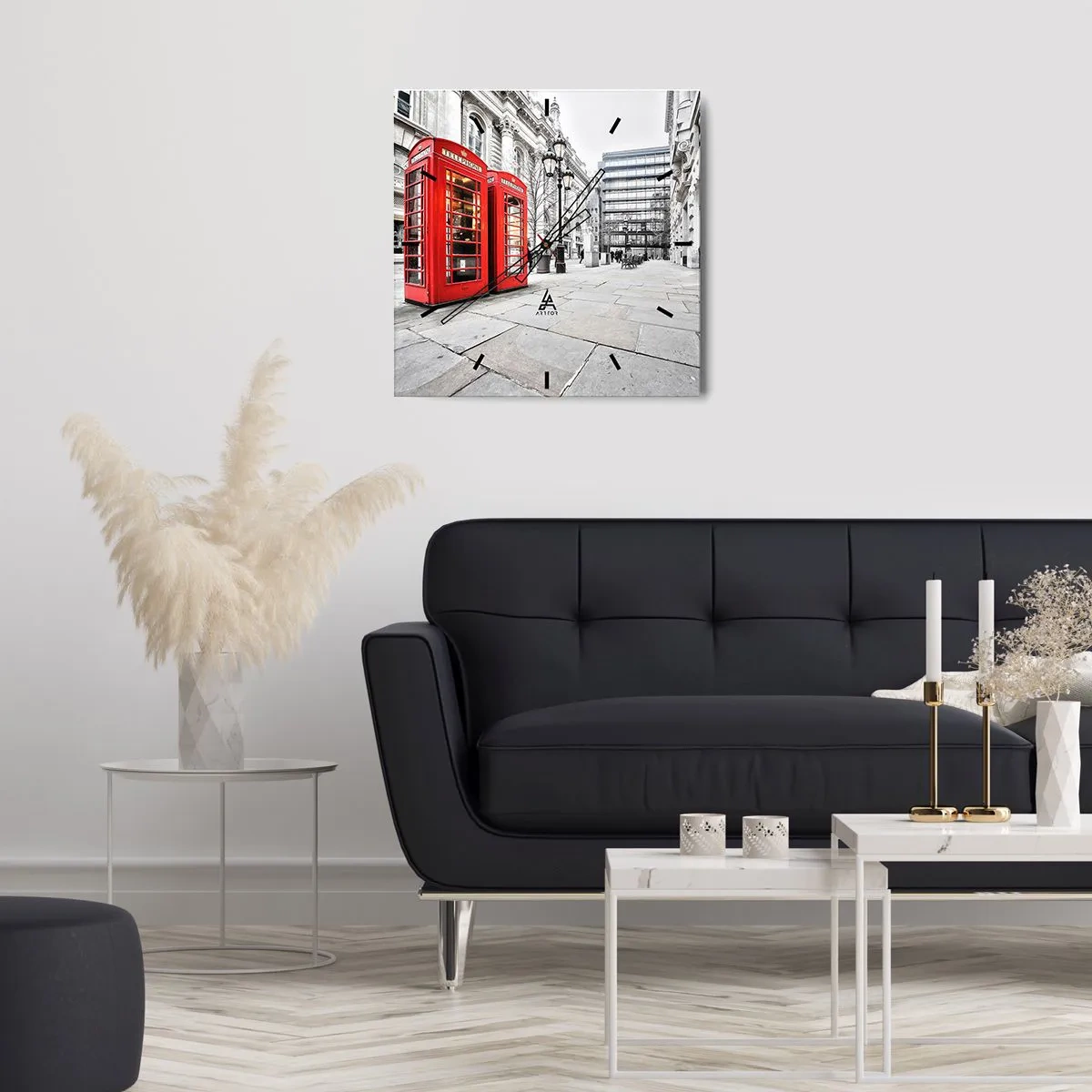 Orologio da parete - Orologio in Vetro - Welcome to London - 30x30 cm