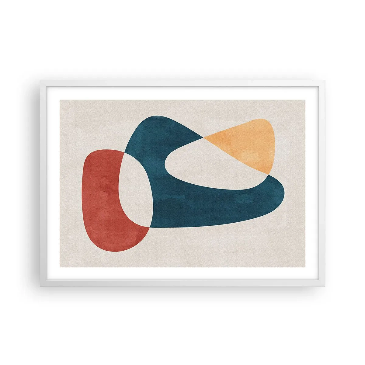 Poster in cornice bianca - Influenze e metamorfosi - 70x50 cm