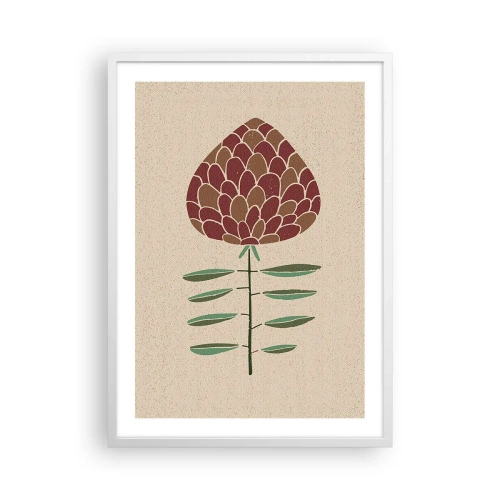 Poster in cornice bianca - Che grande pigna - 50x70 cm