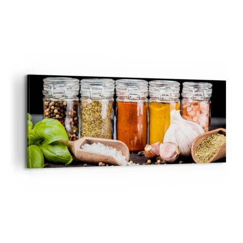 Quadro su tela - Stampe su Tela - Perché la vita abbia sapore - 100x40 cm