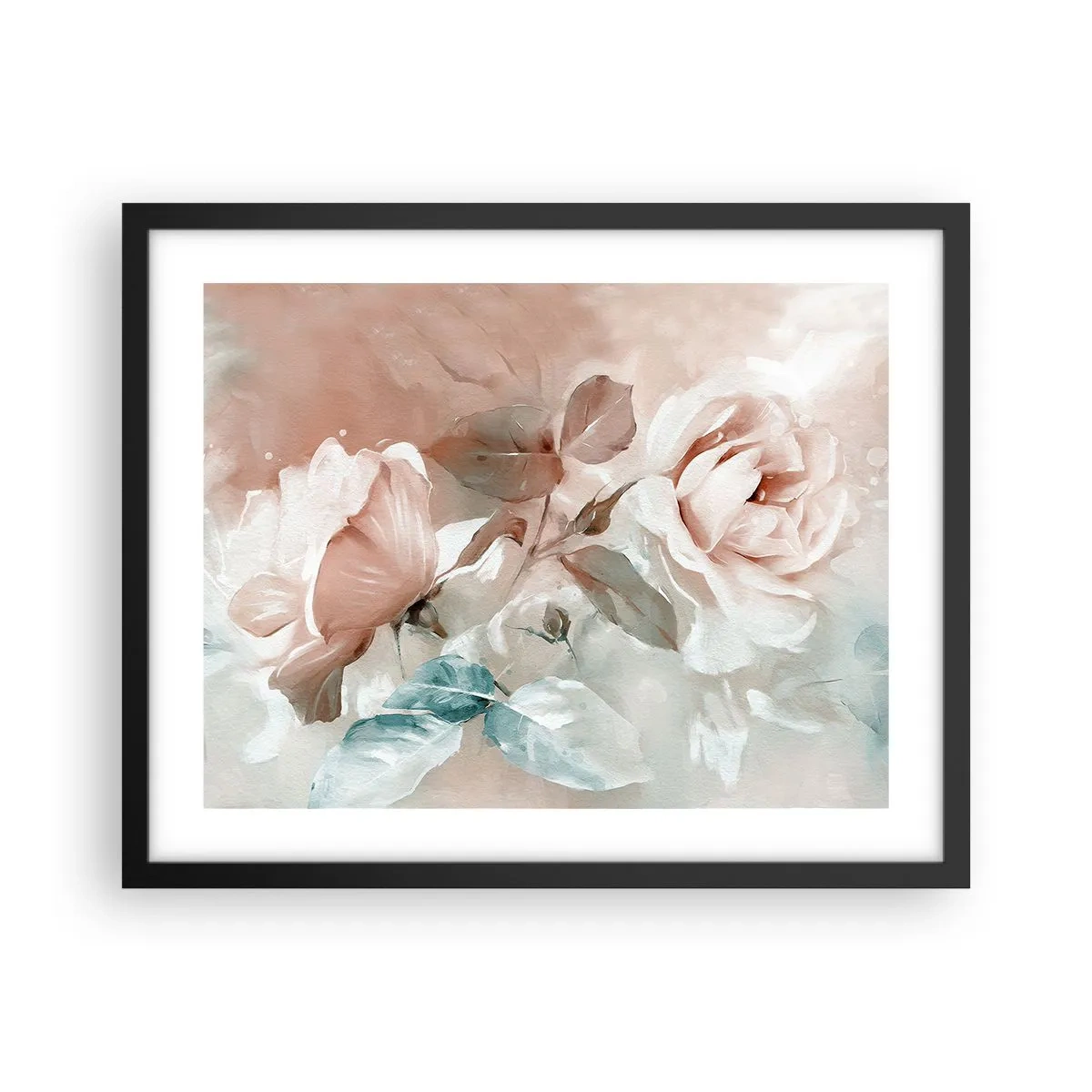 Poster in cornice nera - Lo spirito del romanticismo - 50x40 cm