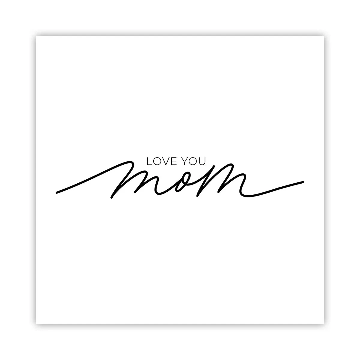 Poster - Grande commozione - 50x50 cm