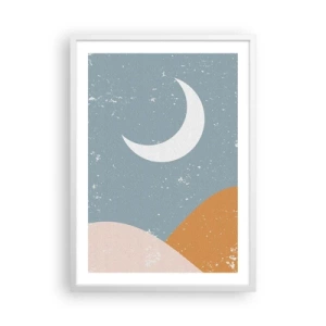 Poster in cornice bianca - Il miracolo di molte notti - 50x70 cm