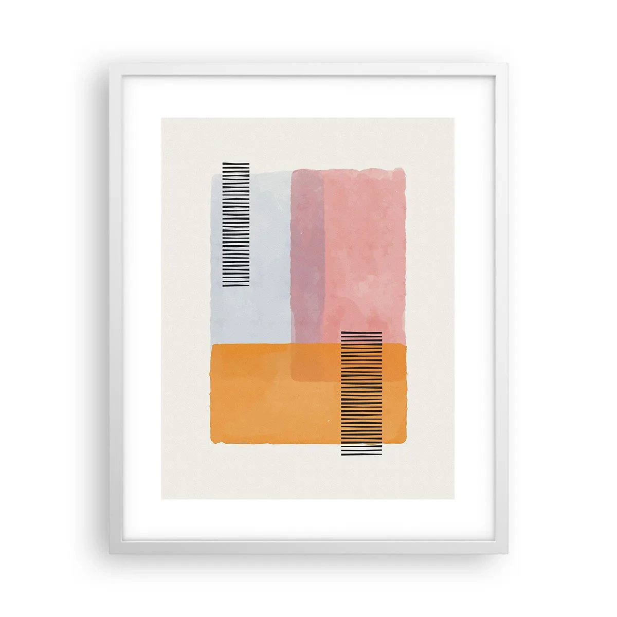 Poster in cornice bianca - Da un angolo all'altro - 40x50 cm