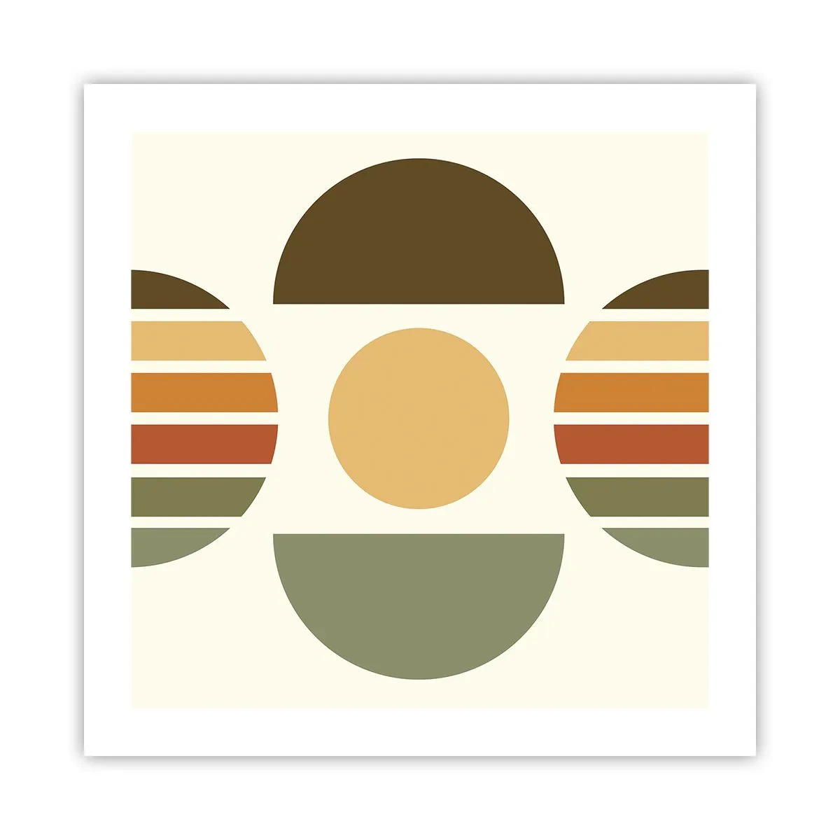 Poster - Nei colori della terra - 50x50 cm