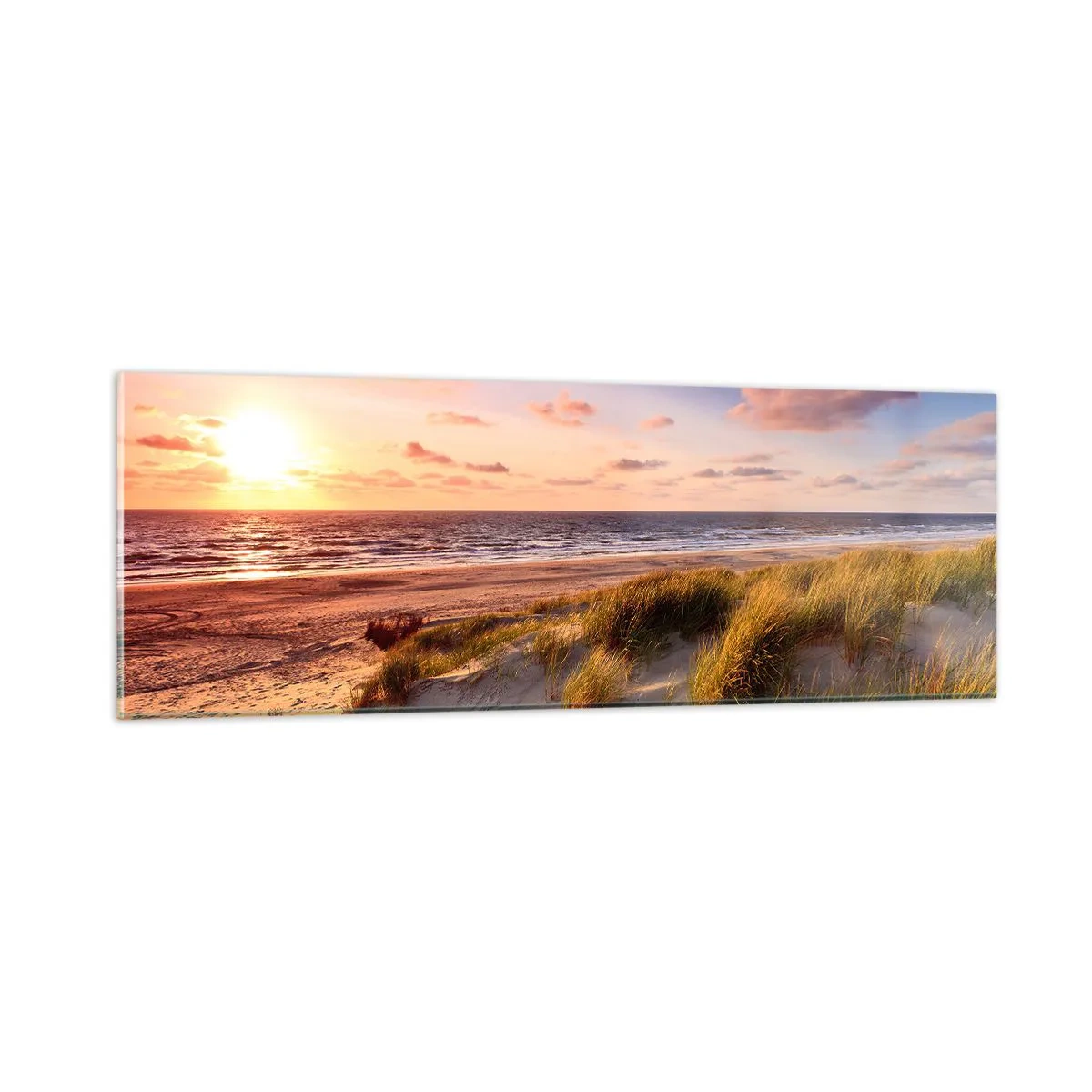 Quadro su vetro - L'aria già profuma di estate - 90x30 cm