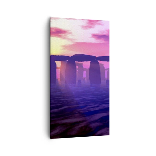 Quadro su tela - Stampe su Tela - Mistero in un'alba nebbiosa - 55x100 cm