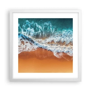 Poster in cornice bianca - Sempre in coppia - 40x40 cm