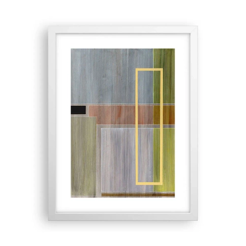 Poster in cornice bianca - Semplice e tranquillo - 30x40 cm