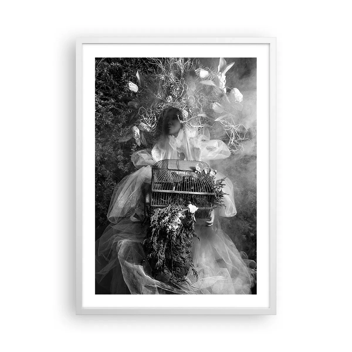 Poster in cornice bianca - Madre natura stessa - 50x70 cm