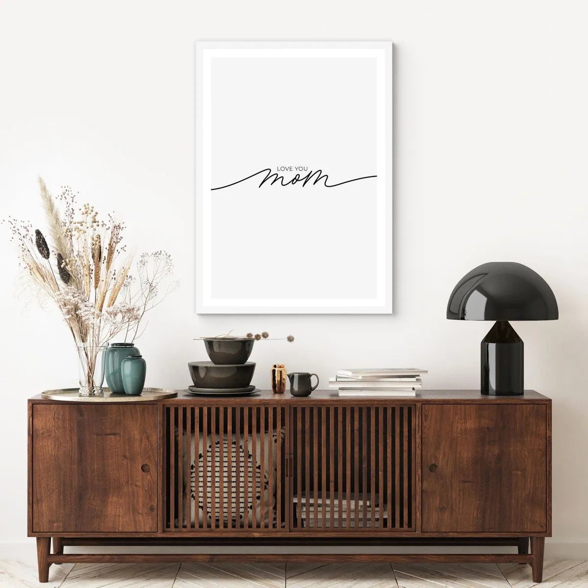 Poster in cornice bianca - Grande commozione - 70x100 cm