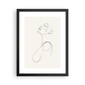 Poster in cornice nera - Avvolta nei sogni - 30x40 cm