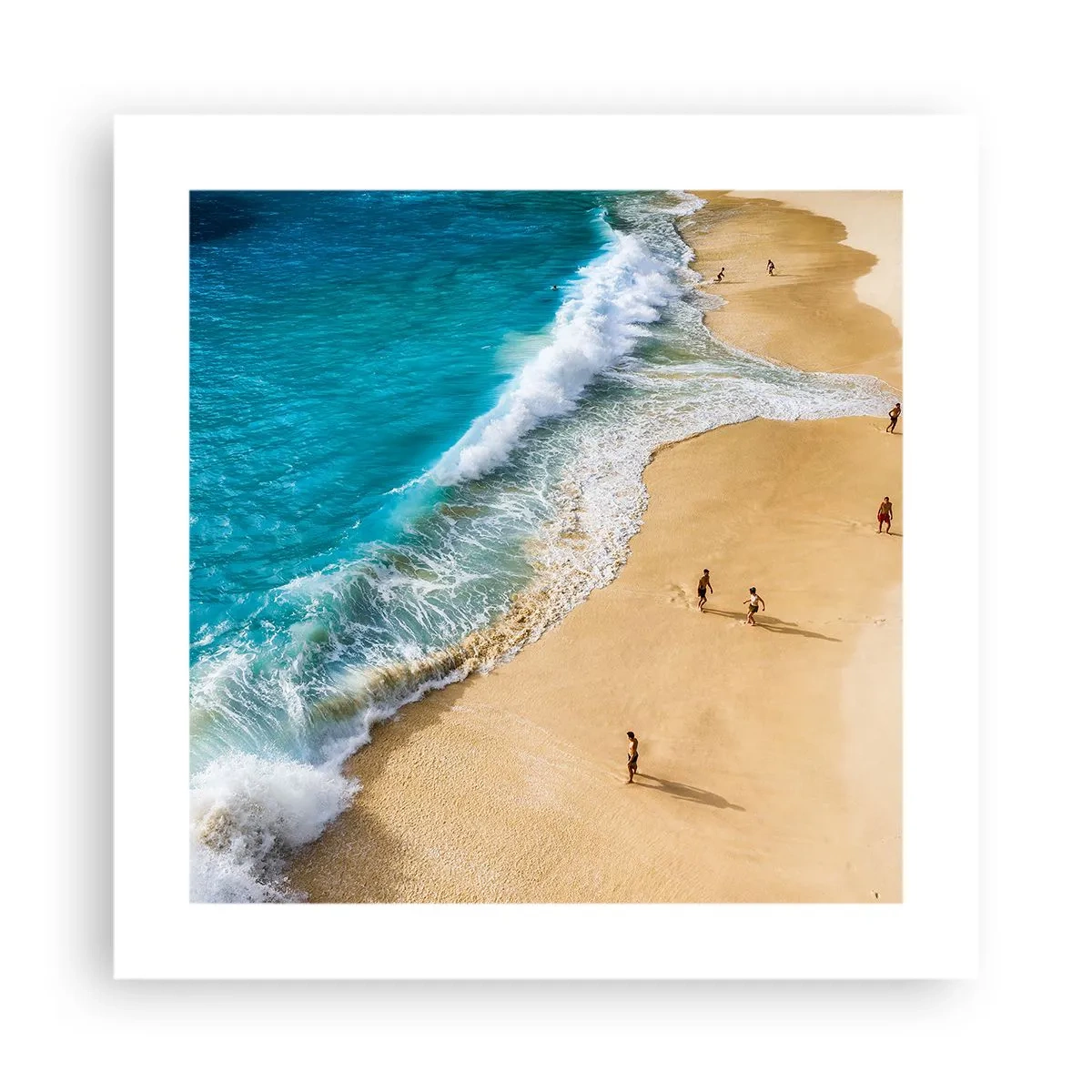 Poster - E poi il sole, la spiaggia... - 40x40 cm