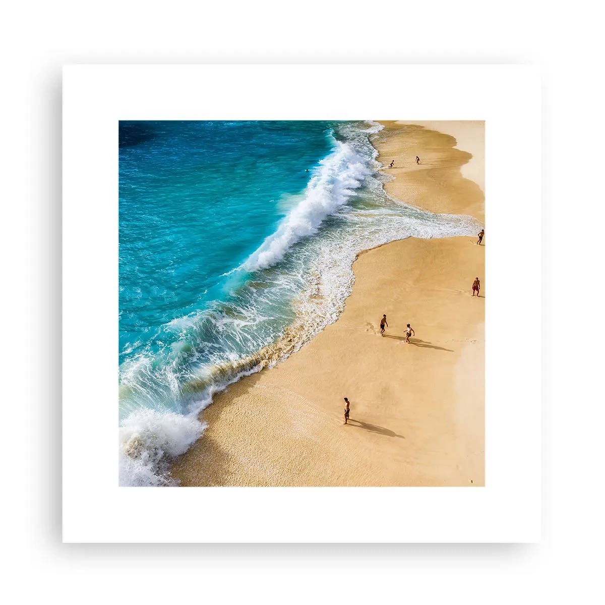 Poster - E poi il sole, la spiaggia... - 30x30 cm