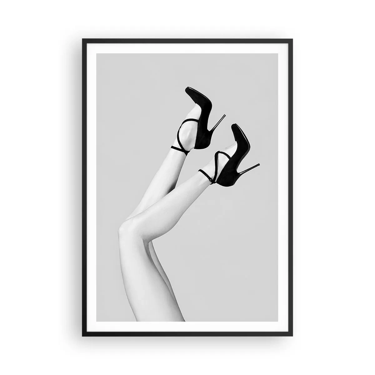 Poster in cornice nera - Sottosopra - 70x100 cm