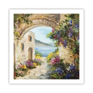 Poster - La bellezza della provincia costiera - 60x60 cm