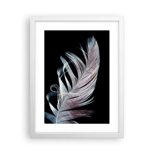 Poster in cornice bianca - Pensa al tocco - 30x40 cm