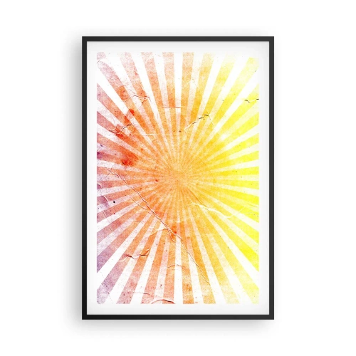 Poster in cornice nera - Albe e tramonti - 61x91 cm