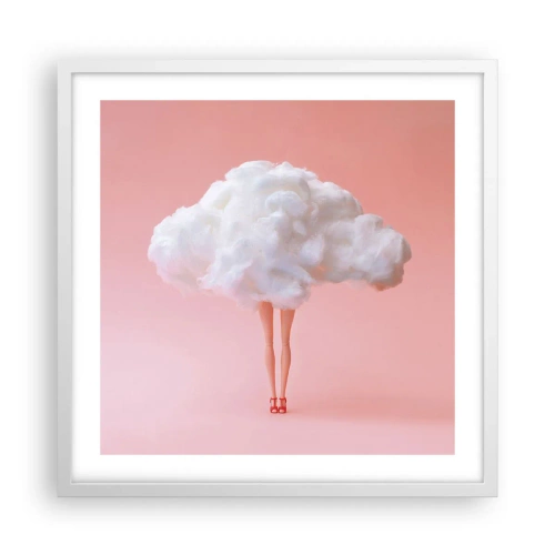 Poster in cornice bianca - Dolce promessa - 50x50 cm
