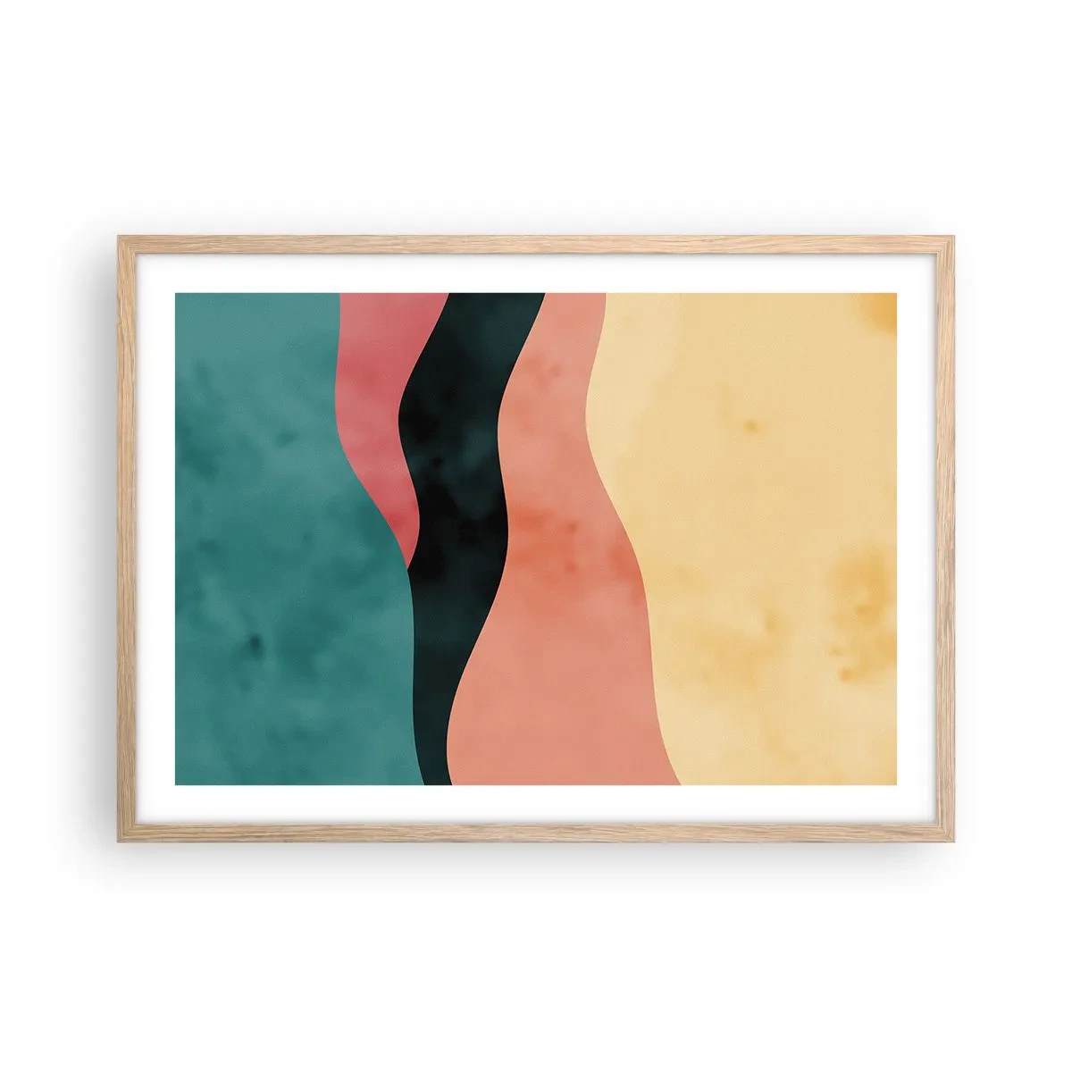 Poster in cornice rovere chiaro - Difformità conforme - 70x50 cm