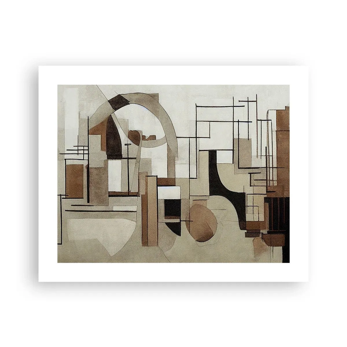 Poster - Paesaggio urbano 2.0 - 50x40 cm