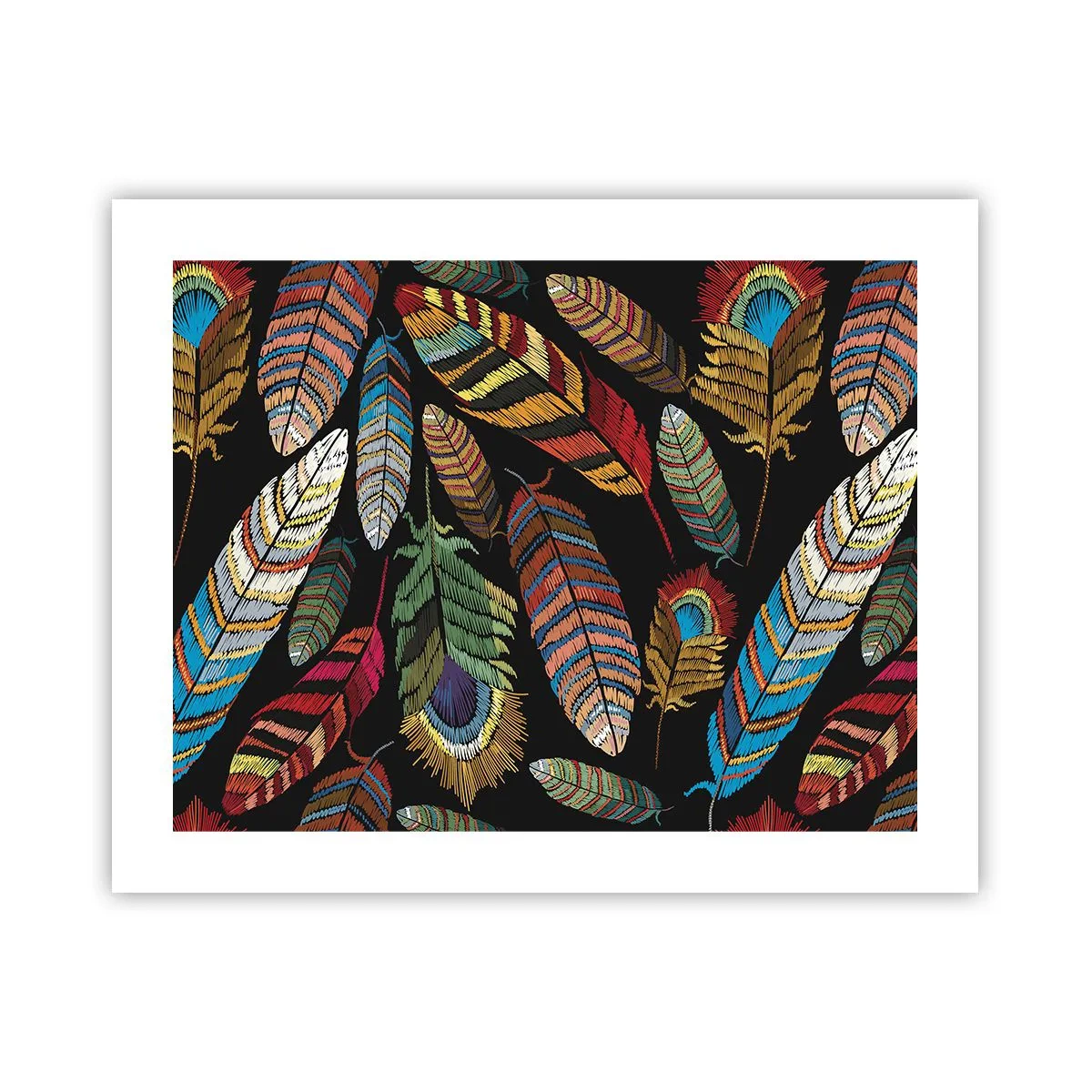 Poster - Il carnevale degli uccelli - 50x40 cm