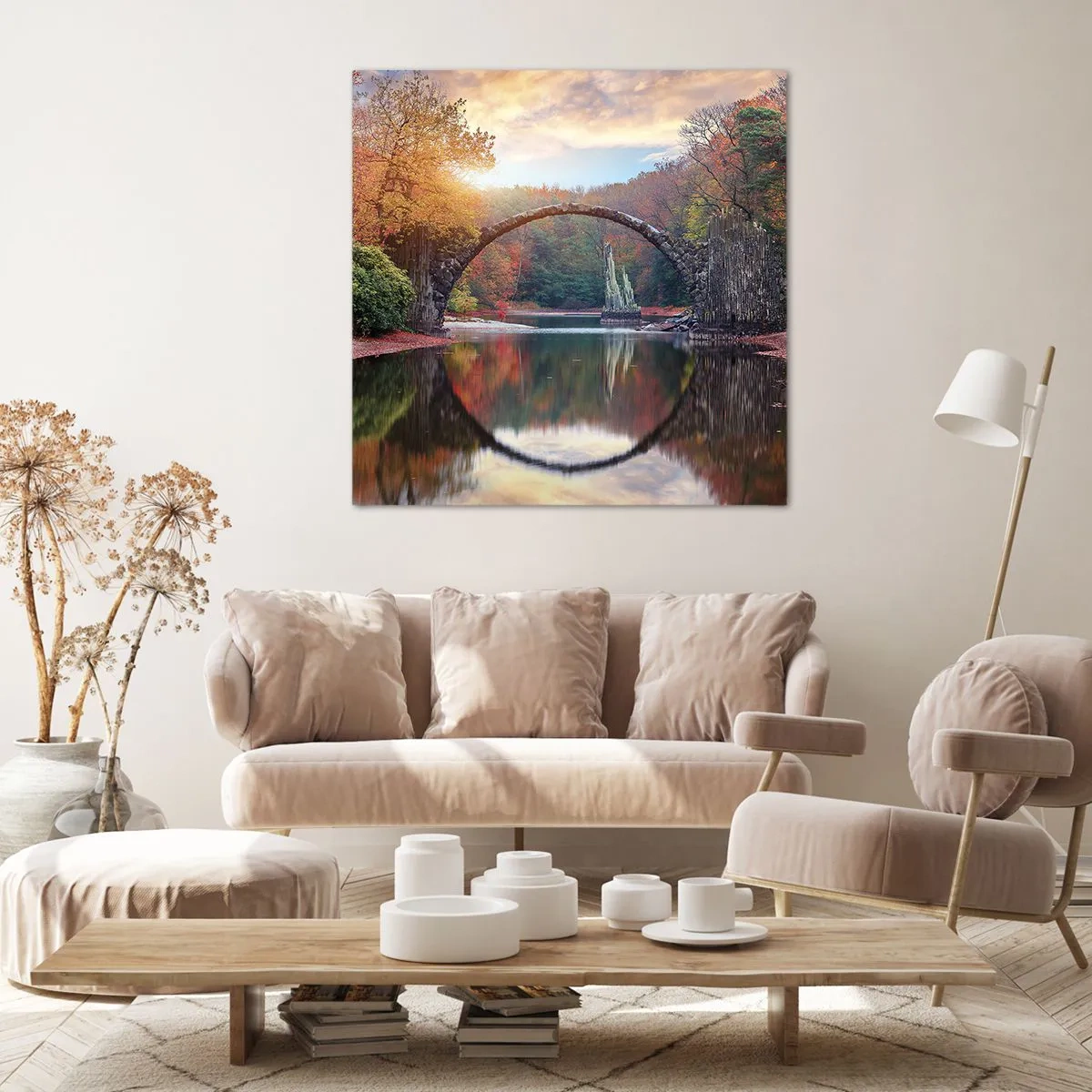 Quadro su tela - Stampe su Tela - Dall'altro lato dello specchio - 30x30 cm