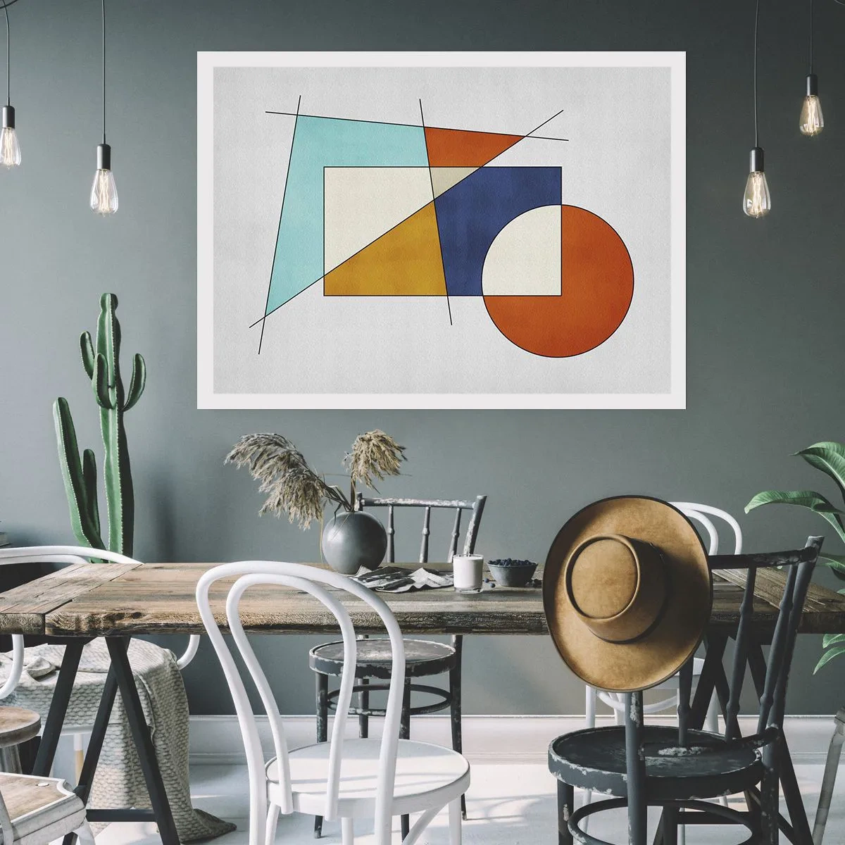 Poster - Astrazione: gioco modernista - 91x61 cm