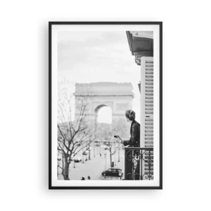 Poster in cornice nera - Camera con vista - 61x91 cm