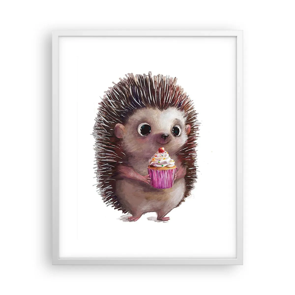 Poster in cornice bianca - Festa ogni giorno - 40x50 cm