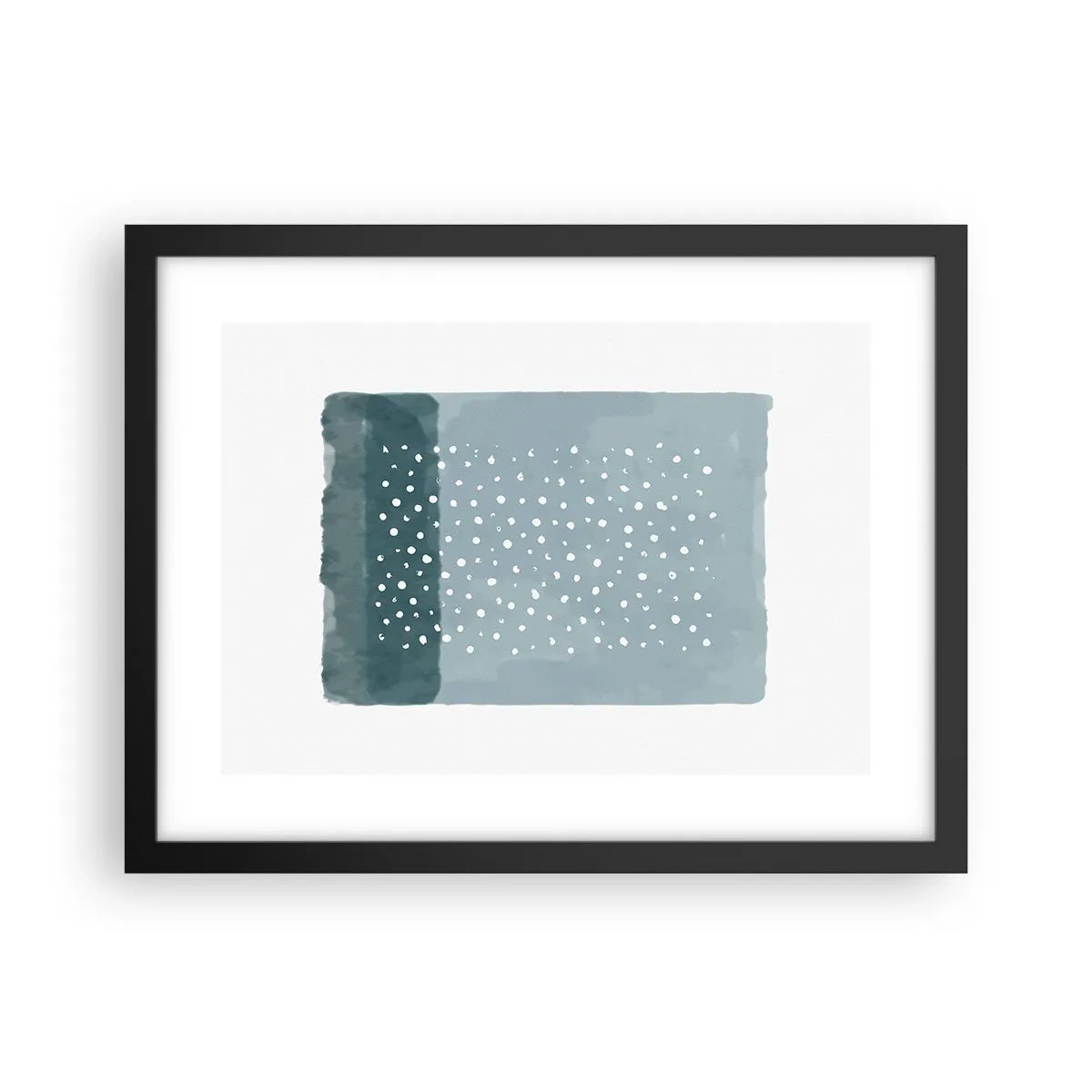 Poster in cornice nera - Spuntate nel blu - 40x30 cm