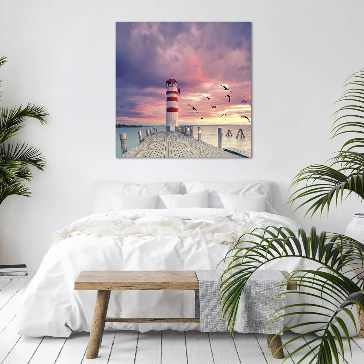 Quadro su tela - Stampe su Tela - Tempo di tornare in porto - 40x40 cm