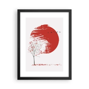 Poster in cornice nera - Conosci questo paese? - 30x40 cm