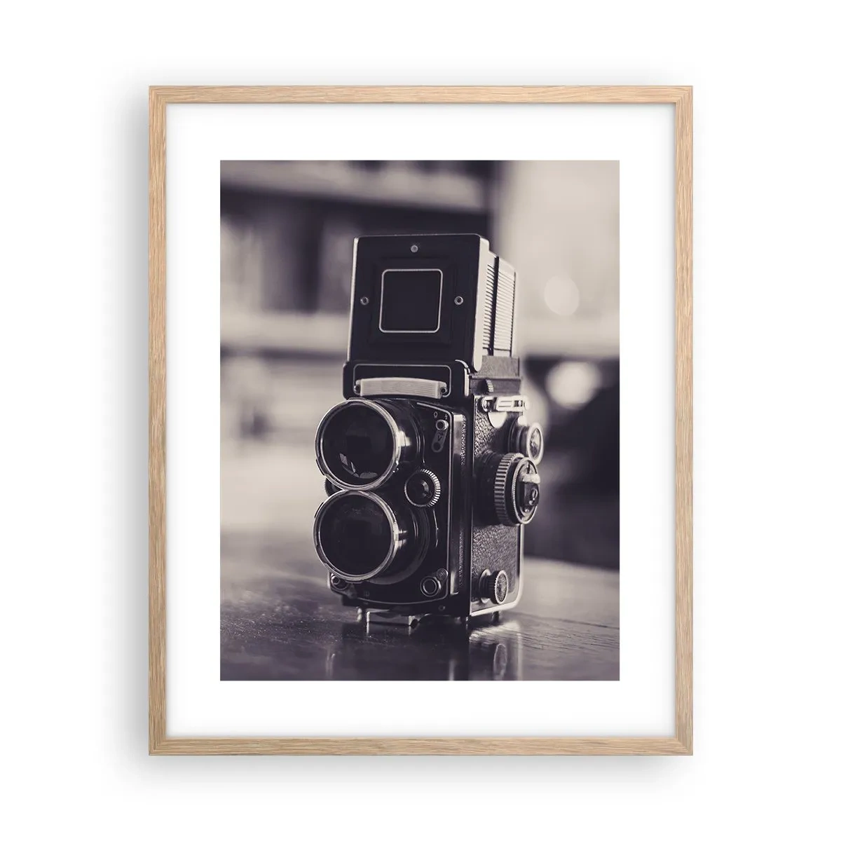 Poster in cornice rovere chiaro - La magia delle vecchie fotografie - 40x50 cm