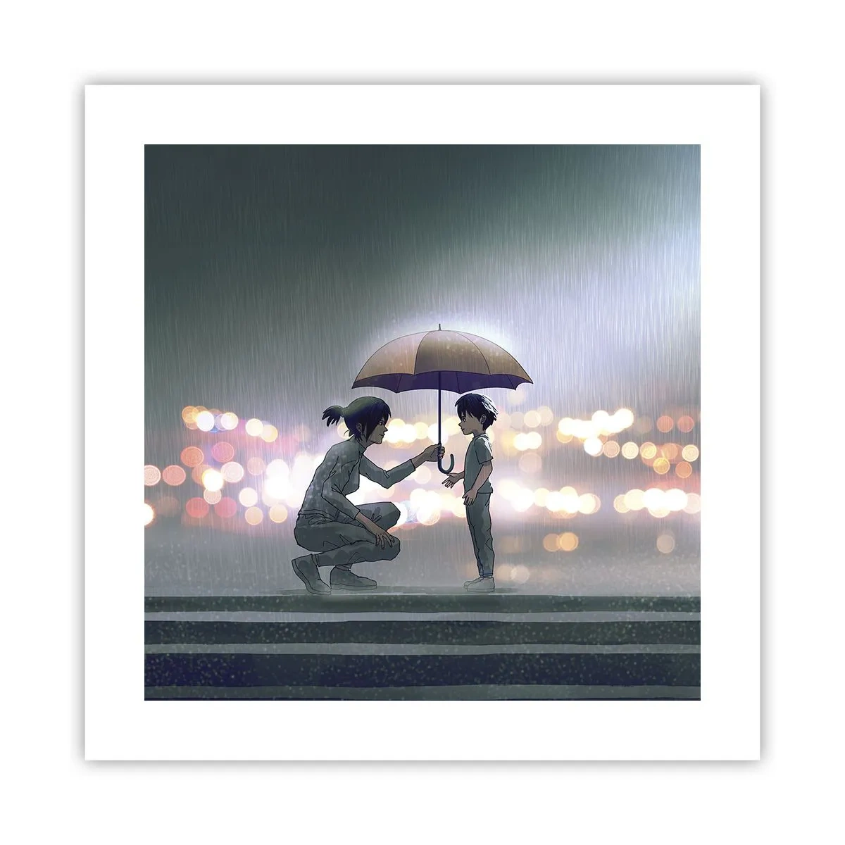 Poster - E già tutto va bene - 40x40 cm