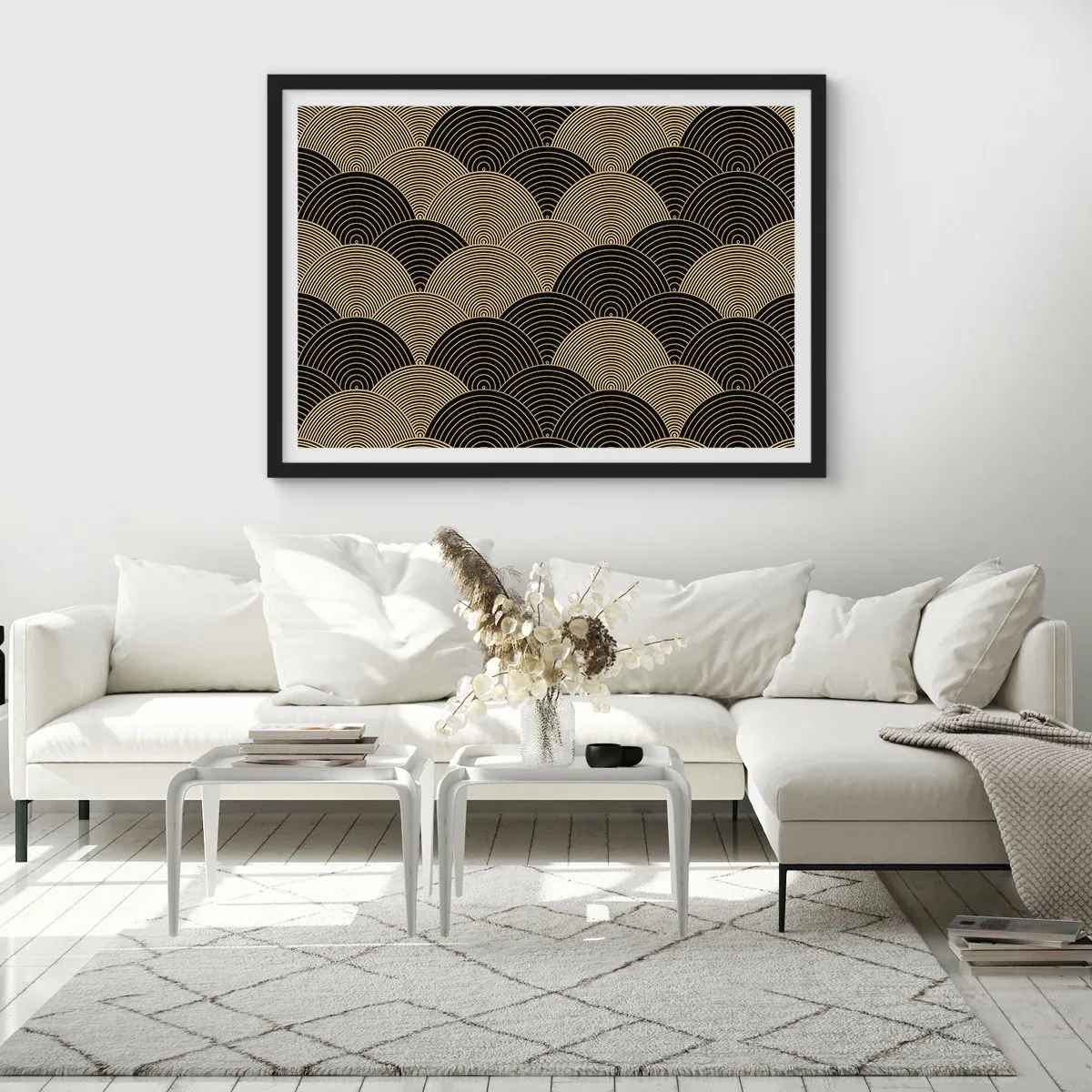 Poster in cornice nera - Unità nella molteplicità - 91x61 cm