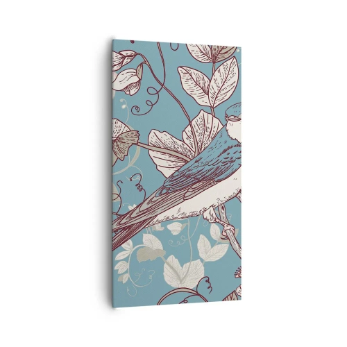 Quadro su tela - Stampe su Tela - Sul pioppo riflessi e cinguettii - 65x120 cm