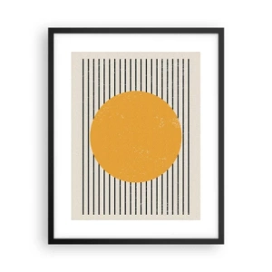 Poster in cornice nera - La forza della semplicità - 40x50 cm