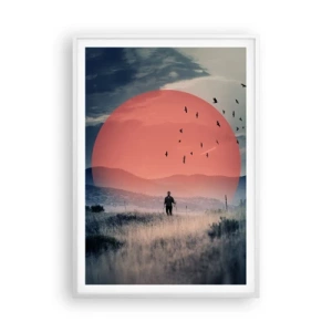 Poster in cornice bianca - Nei propri elementi - 70x100 cm