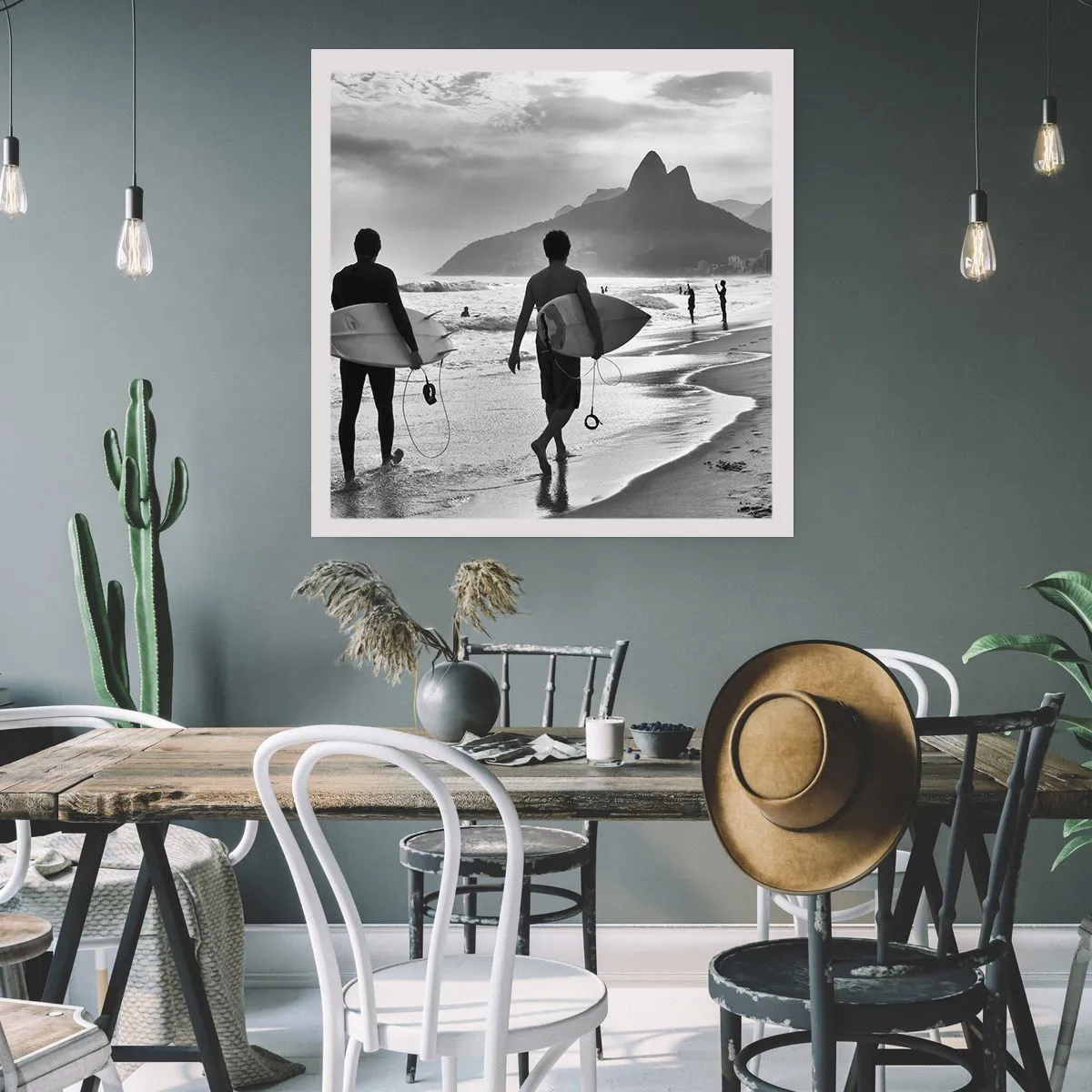 Poster - Samba su un'unica onda - 50x50 cm