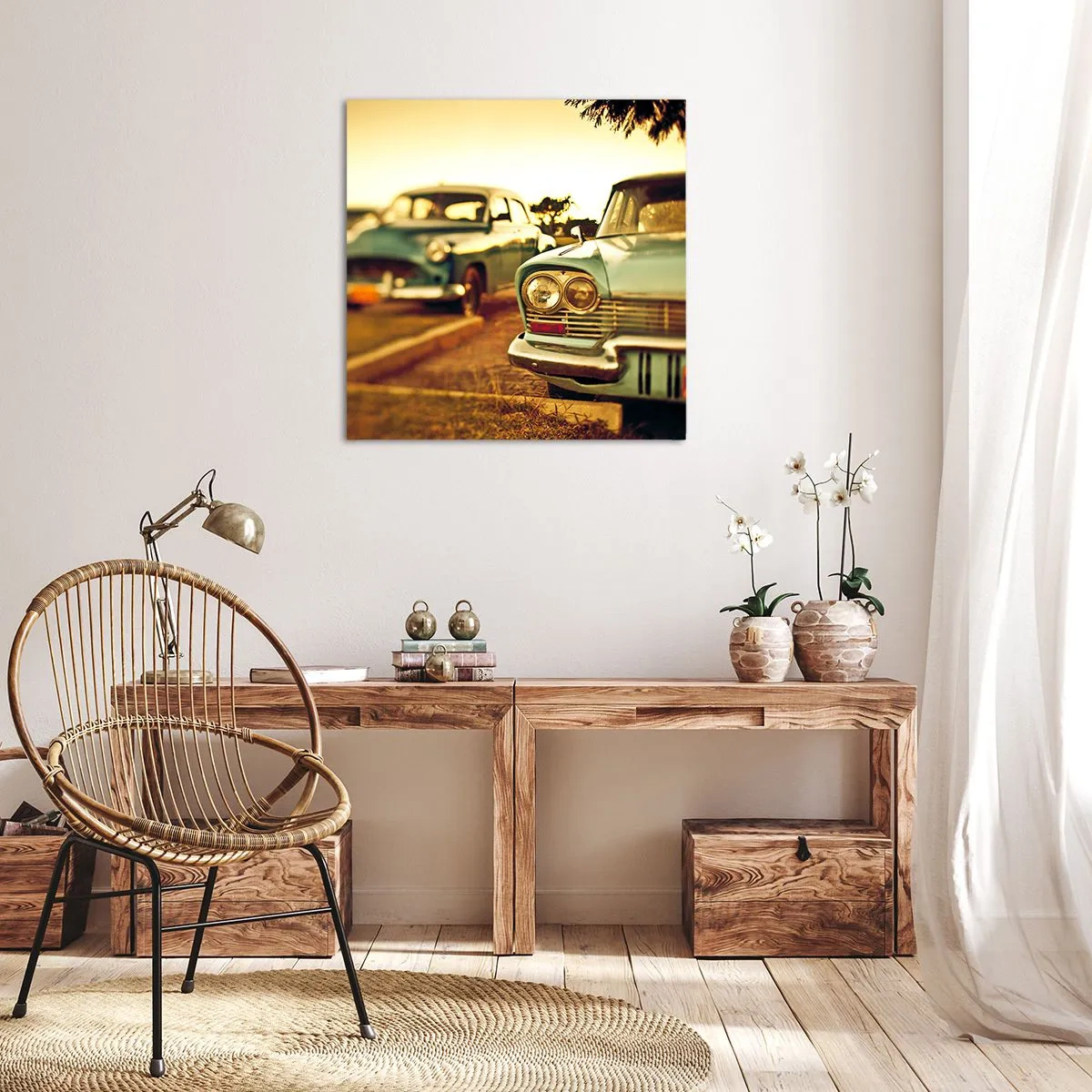 Quadro su tela - Stampe su Tela - Aspettiamo, vediamo - 70x70 cm