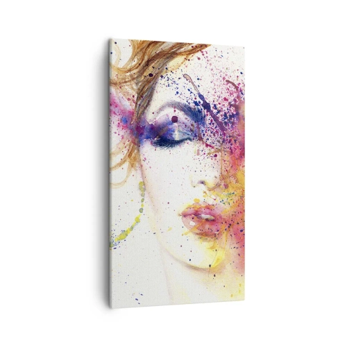 Quadro su tela - Stampe su Tela - Capogiro arcobaleno - 45x80 cm