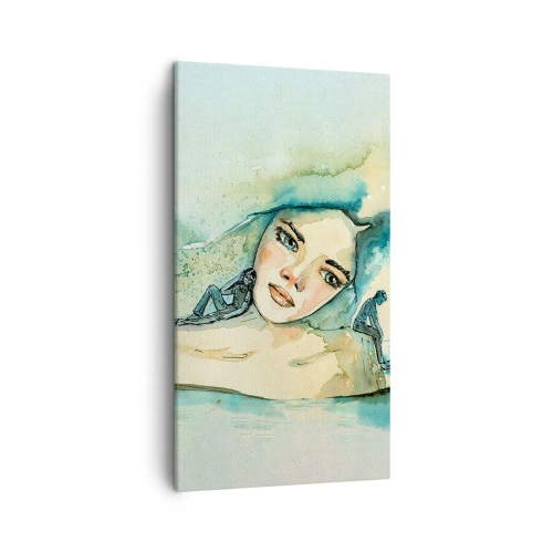 Quadro su tela - Stampe su Tela - Am I blue? - 45x80 cm