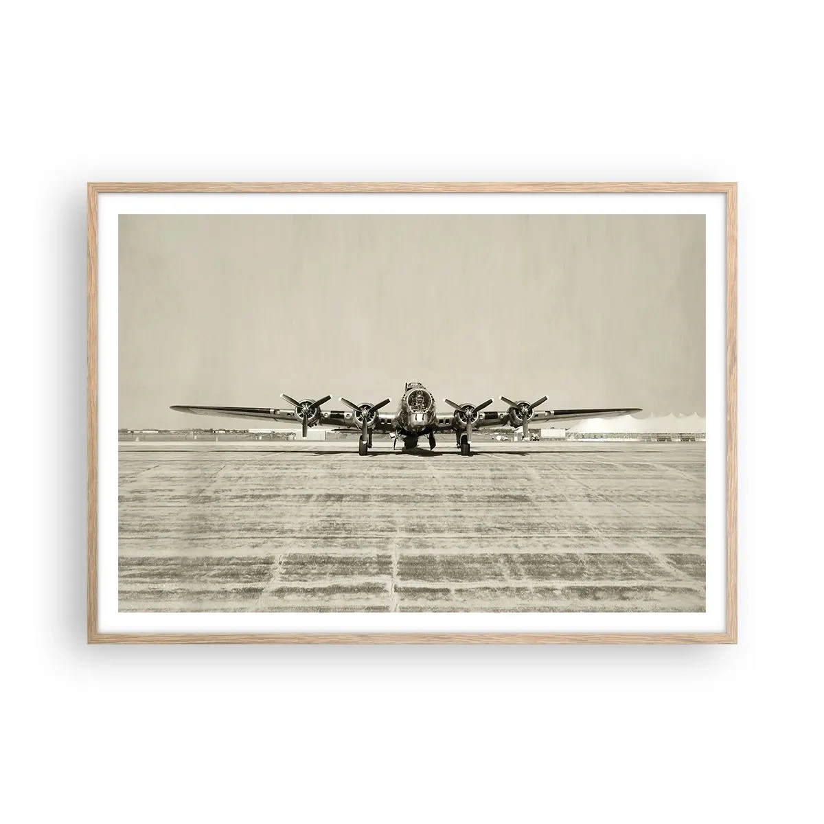 Poster in cornice rovere chiaro - Pronto come sempre - 100x70 cm