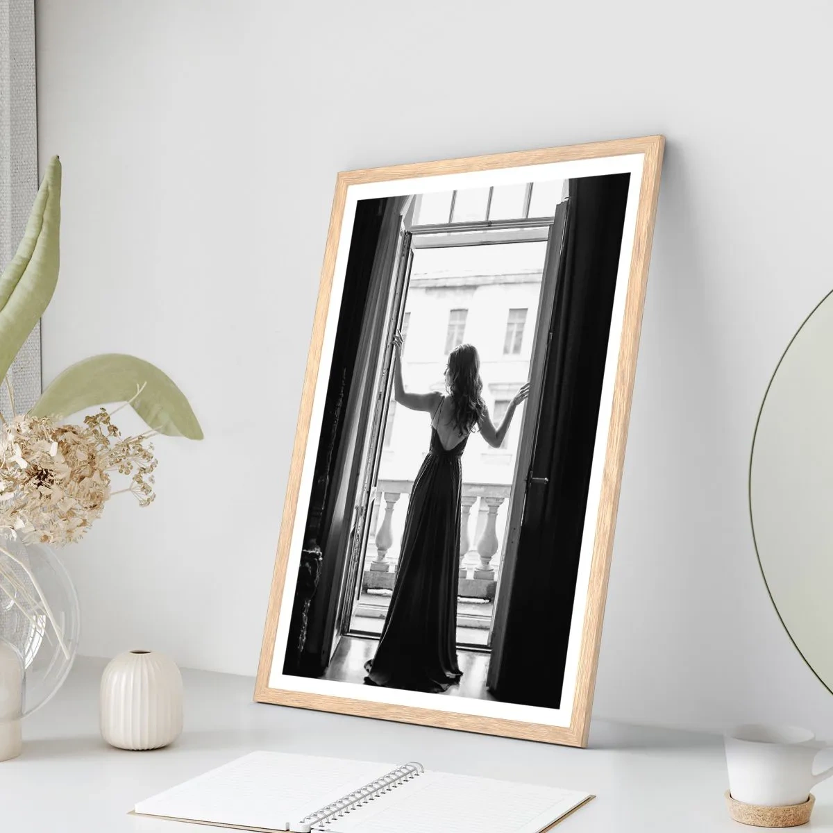 Poster in cornice rovere chiaro - In grande stile - 50x70 cm