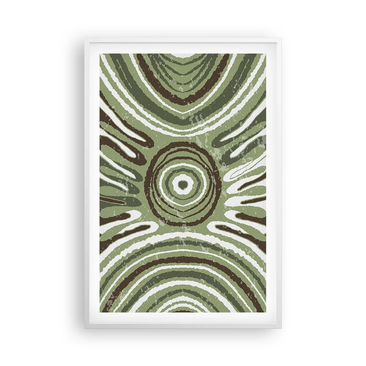 Poster in cornice bianca - Esplosione di emozioni - 61x91 cm